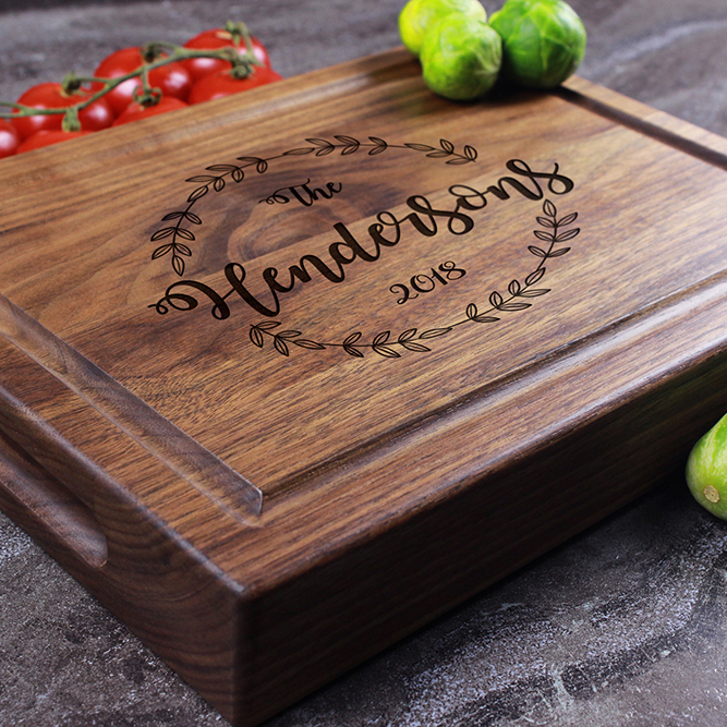 Personalized Chopping Block - Engraved Custom Butcher Block ...