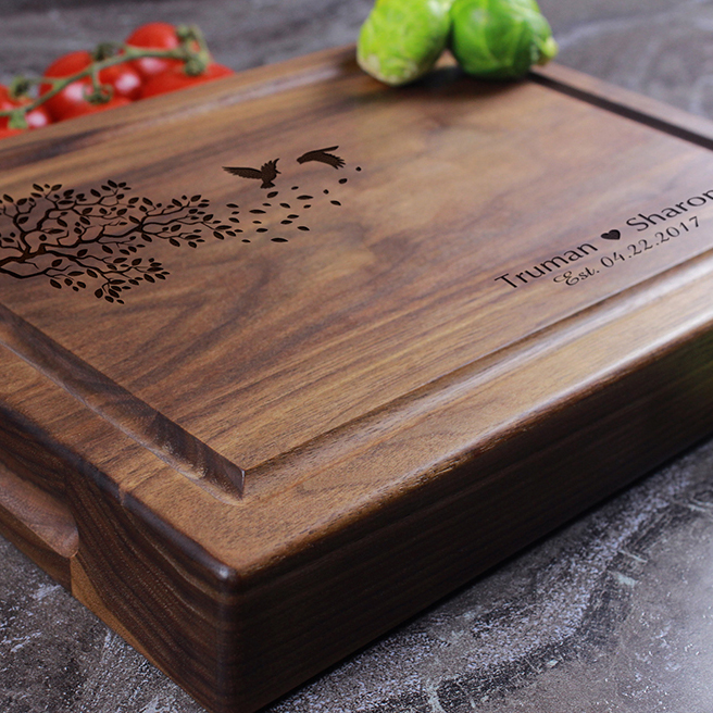 Personalized Chopping Block - Engraved Custom Butcher Block ...