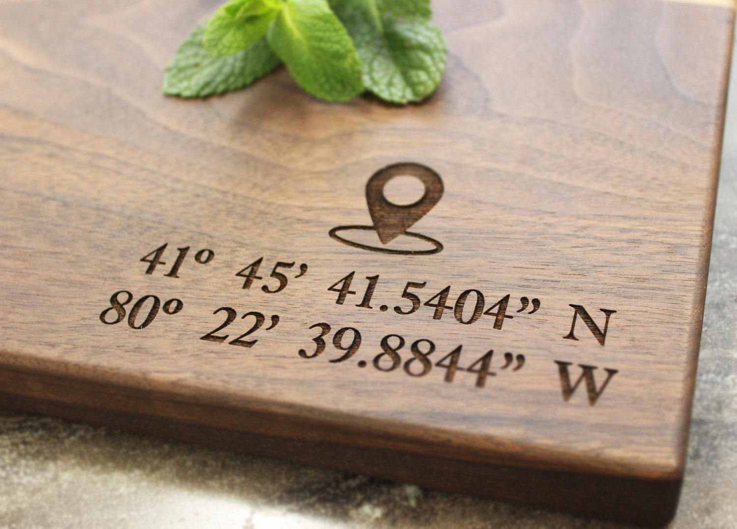 Personalized Engraved Cutting Board Custom Wedding