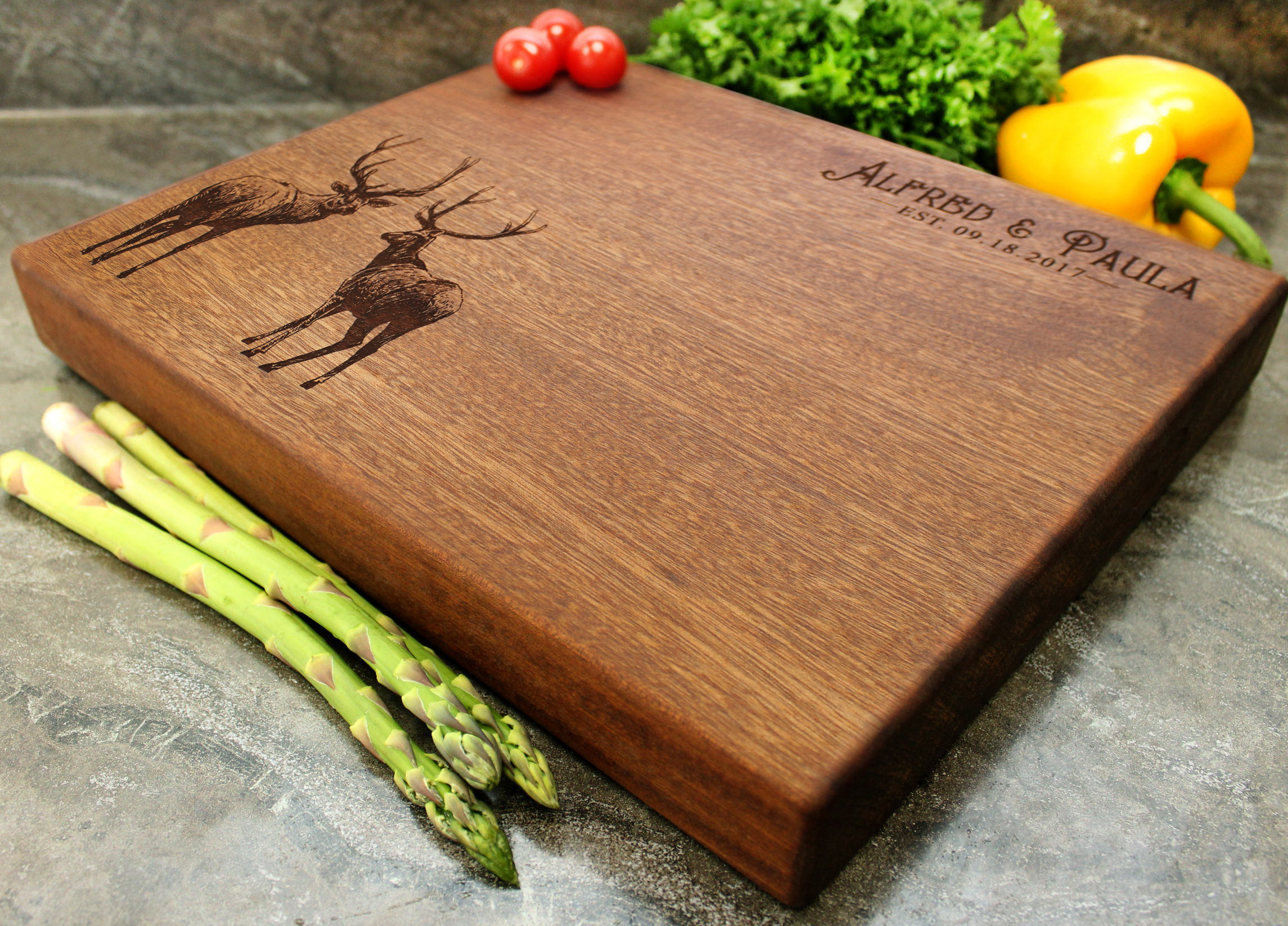 Personalized Chopping Block - Engraved Butcher Block, Custom Chopping ...